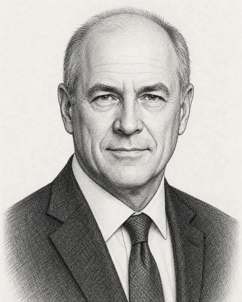 Illustrated portrait of Morgan Davis