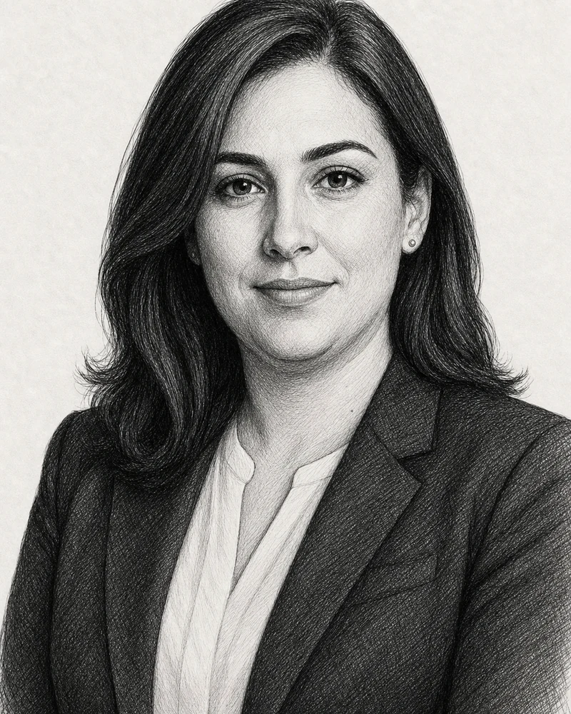 Illustrated portrait of Nora Cohen